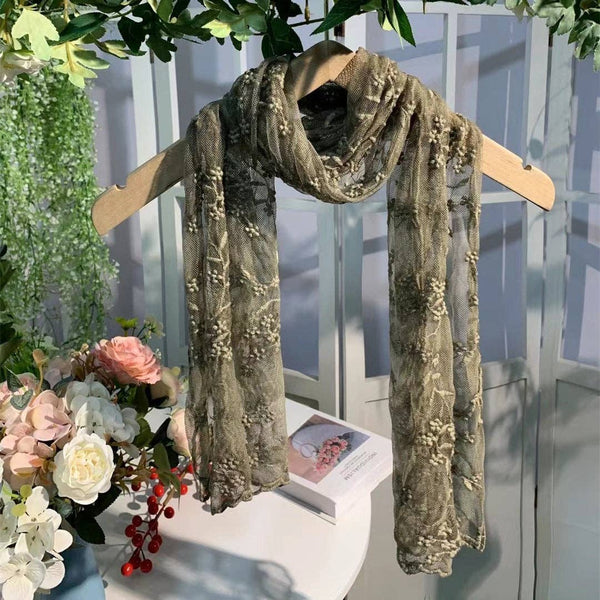 Lace Scarves ~ Two Styles & Three Colors