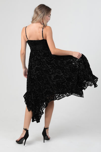 Beautiful Black Velvet Dress