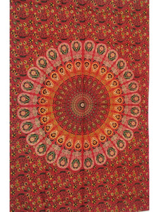 Tapestry ~ Orange Mandala