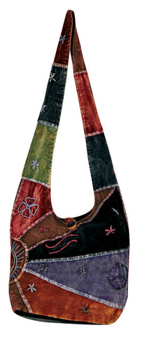 Upcycled Corduroy & Velveteen Purse