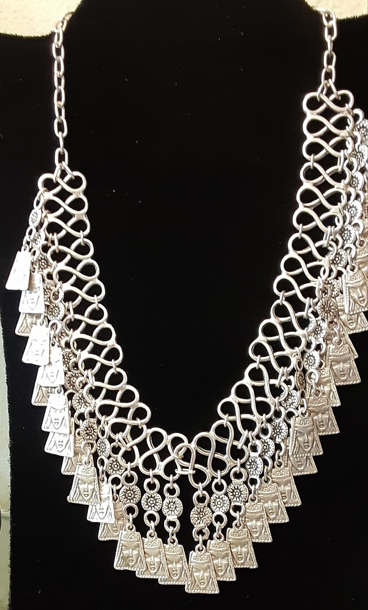 Turkish Necklace ~ Multi-Dangled Chainmail