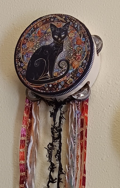 Tambourines with Printed Artwork & Tassels!