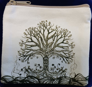 Cotton Print Pouch ~ Tree of Life