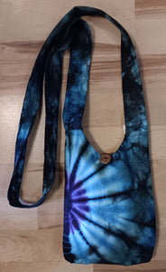 Mini Sling Bag ~ Blue Tie-Dye