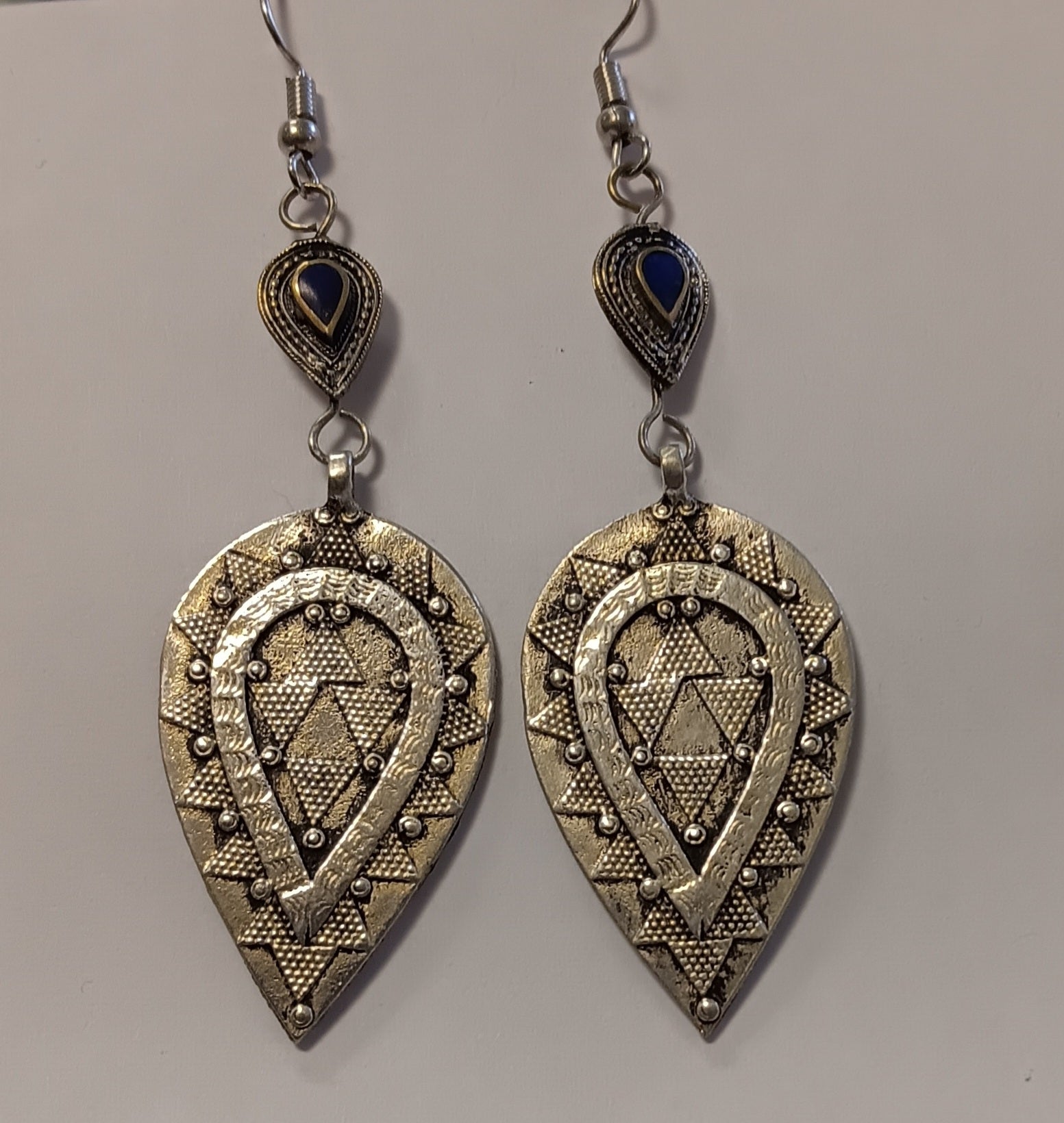 Tribal Afghanistan Earrings ~ Lapis Lazuli