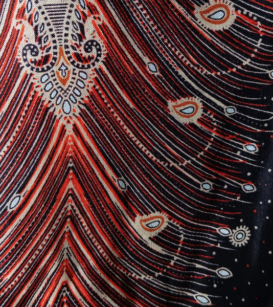 Peacock Print ~ Punjabi Pants or Romper