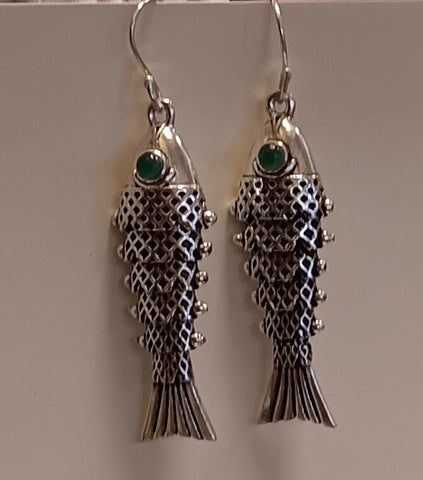 Articulated Fish Earrings from India