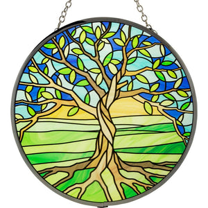 Stained Glass Sun Catcher ~ Tree of Life