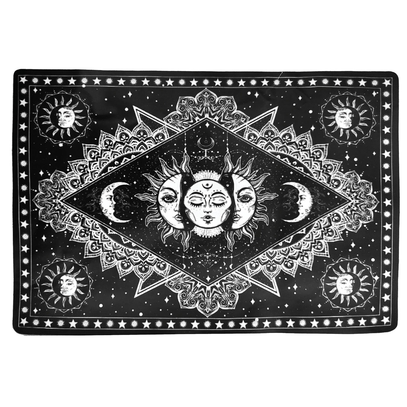Night & Day Tapestry -  Black & White