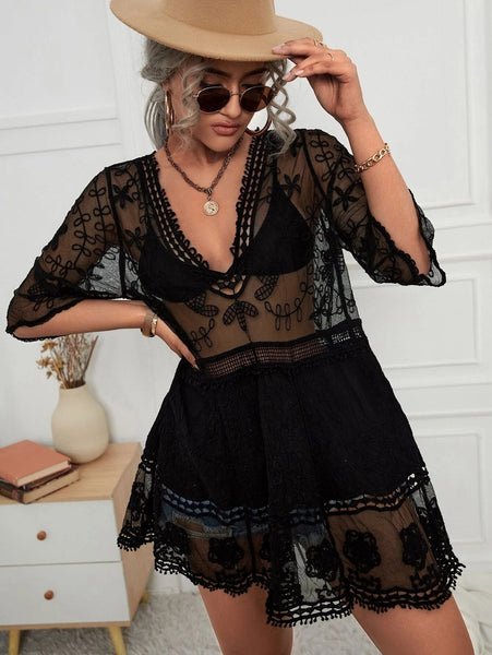 Beautiful Lace Cover-Up ~ Three Colors