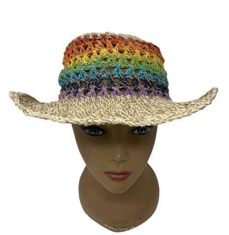 Rainbow Hemp & Cotton Hat