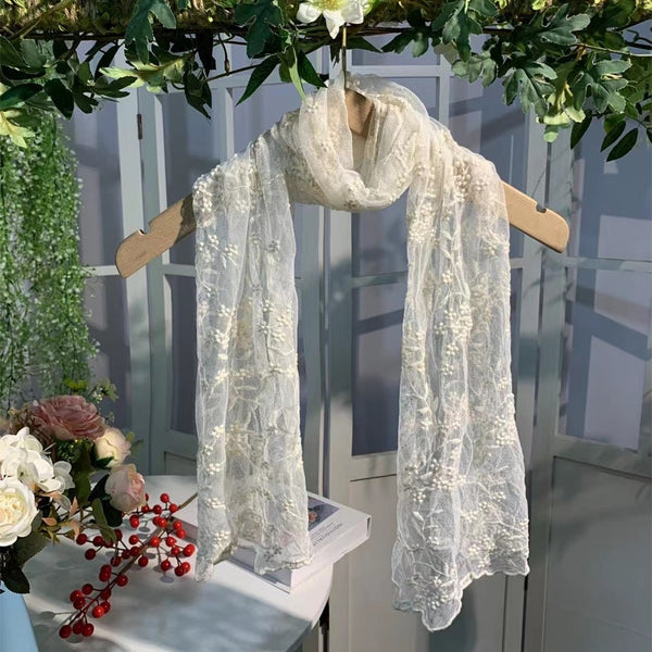 Lace Scarves ~ Two Styles & Three Colors