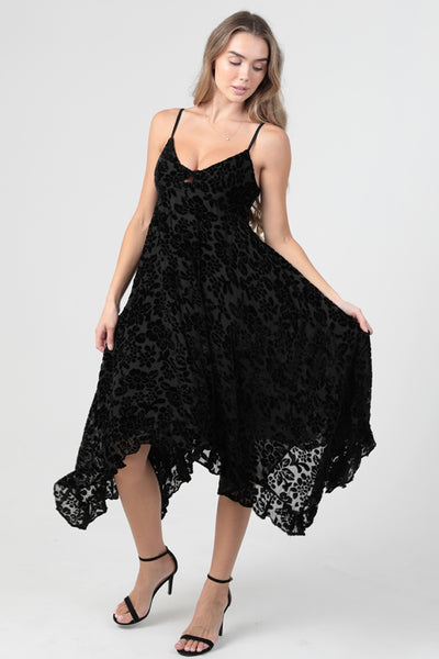 Beautiful Black Velvet Dress