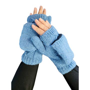 Convertible Mittens to Fingerless Gloves ~ 3 Colors