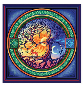 Wall Hanging ~ Tree of Life with Red Fox