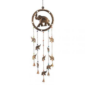 Multiple Elephants ~ Recycled Metal Chimes