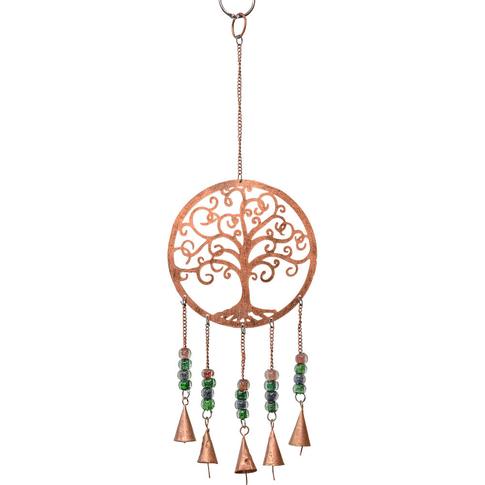 Tree of Life ~ Copper & Glass Bead Wind Chimes