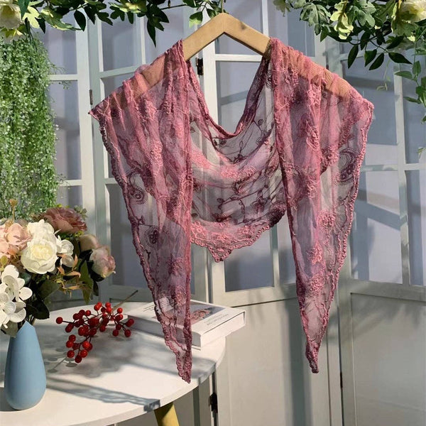 Lace Scarves ~ Two Styles & Three Colors