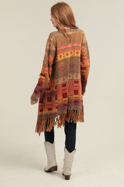 Southwestern Sweater Jacket