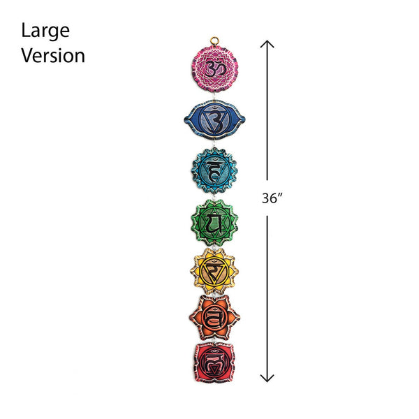 Chakra Wall Hanging ~ Printed on Wood