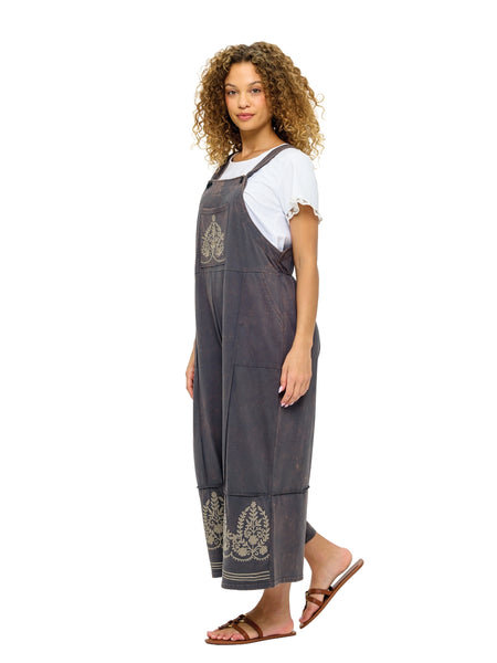Comfy Cotton Overalls ~ Gray
