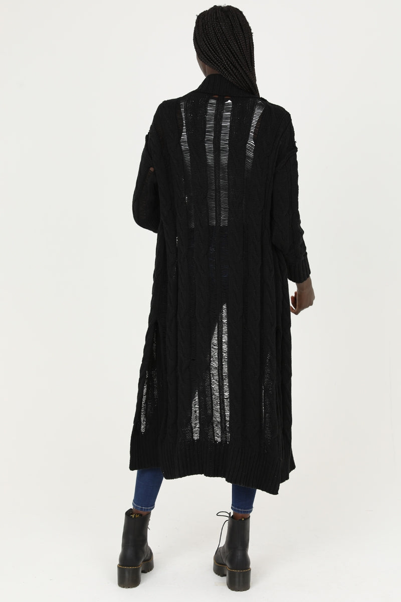Long Black Super Soft Sweater