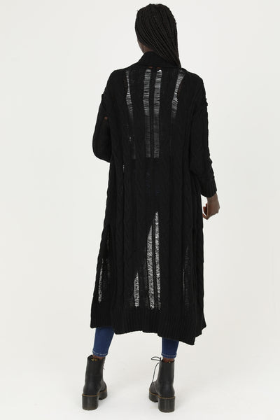 Long Black Super Soft Sweater