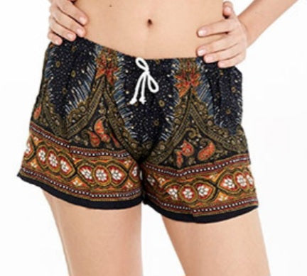 Peacock Print ~ Crop Tops & Shorts!