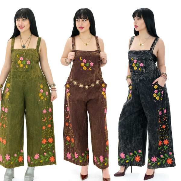 Awesome Cotton Overalls ~ Three Colors