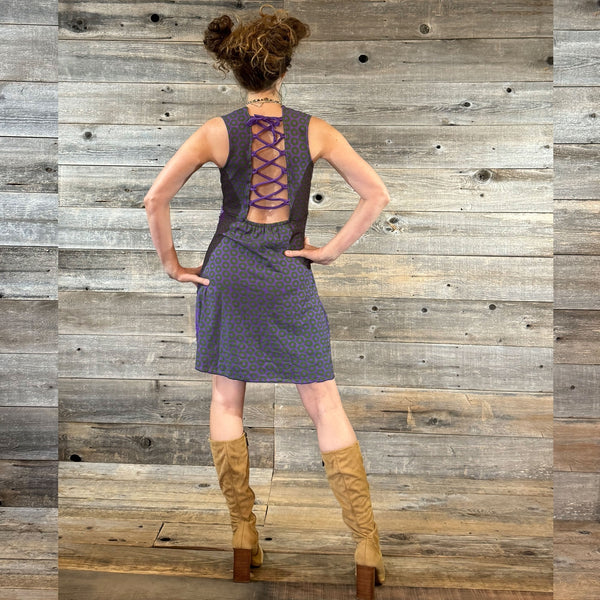 Phish Dress! Purple & Olive Donut Pattern