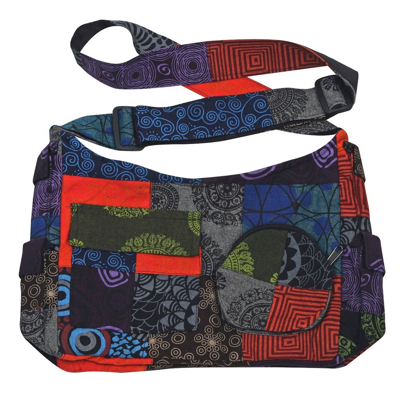 Patchwork Multi-Pocket Purse ~ Medium