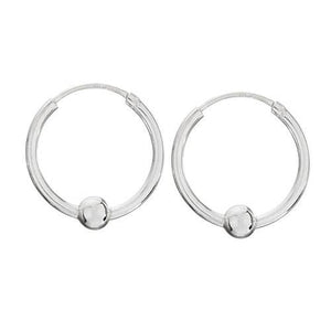 Sterling Silver Earrings ~ Small Hoops
