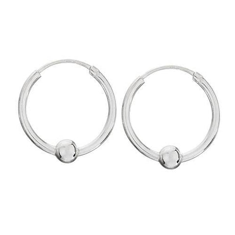 Sterling Silver Earrings ~ Small Hoops