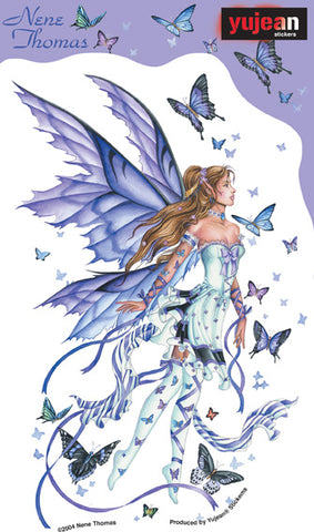 Faerie Sticker ~ White & Lavender