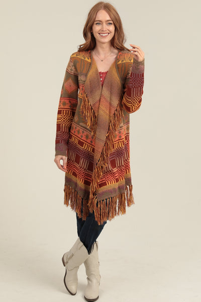 Southwestern Sweater Jacket