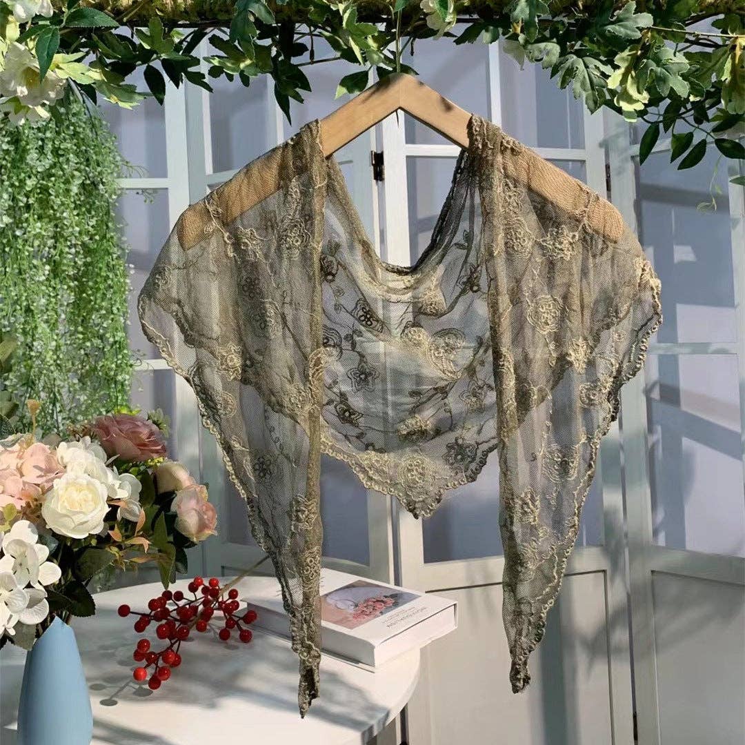 Lace Scarves ~ Two Styles & Three Colors