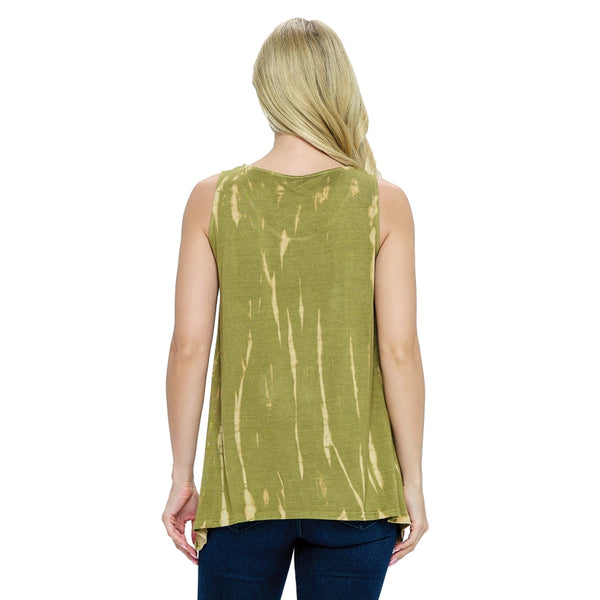 Tree of Life Design Tank Top ~ Olive Green