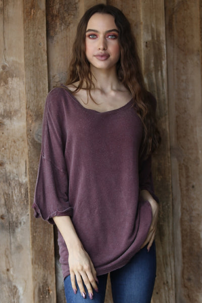 Dusty Purple Pullover
