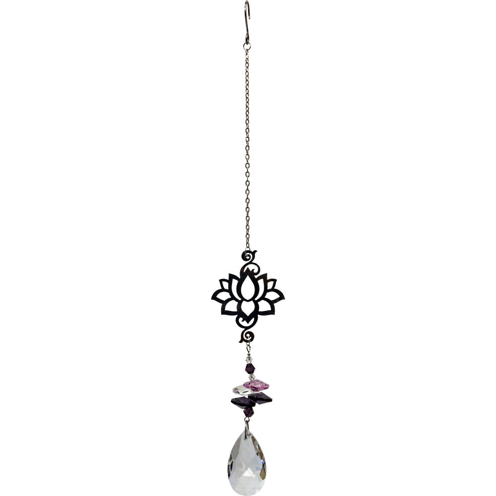 Lotus ~ Crystal Sun Catcher