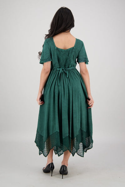 Renaissance Cap-Sleeved Dress ~ 3 Sizes