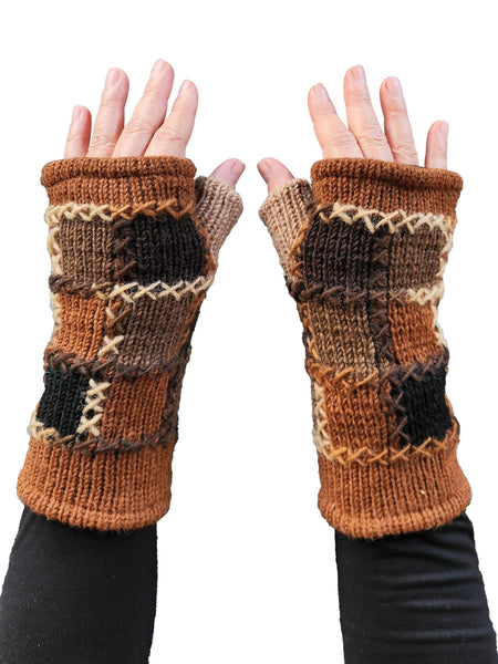 Fingerless Gloves ~ Color Block ~ 3 Color Combos