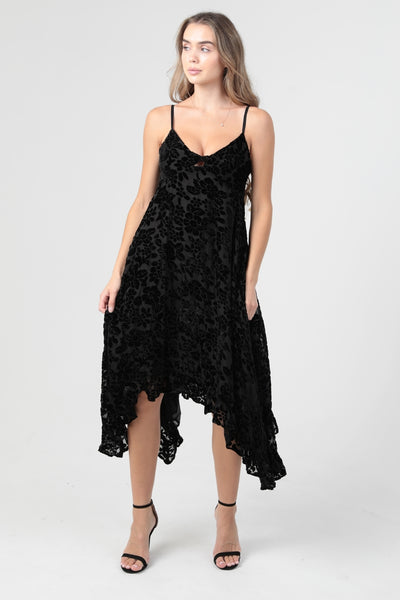 Beautiful Black Velvet Dress