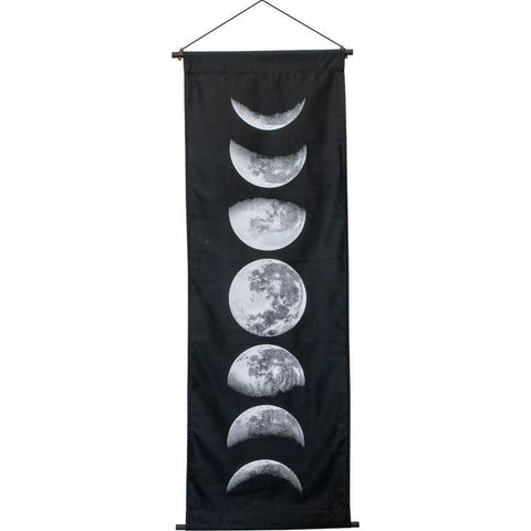 Hand Printed Banner ~ Phases of the Moon