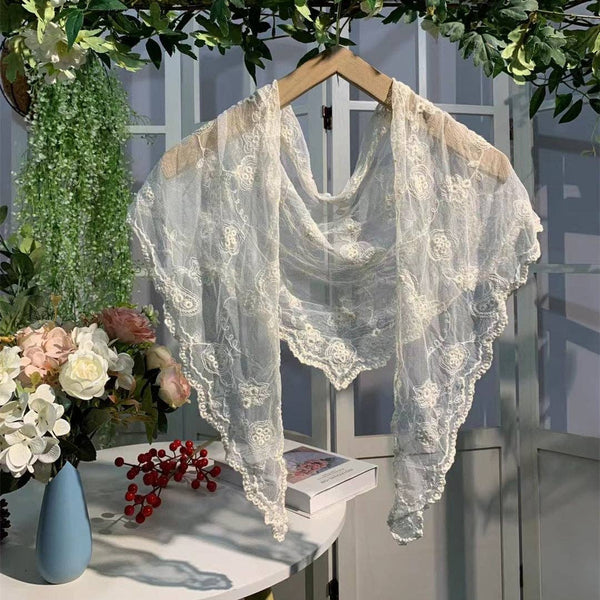 Lace Scarves ~ Two Styles & Three Colors