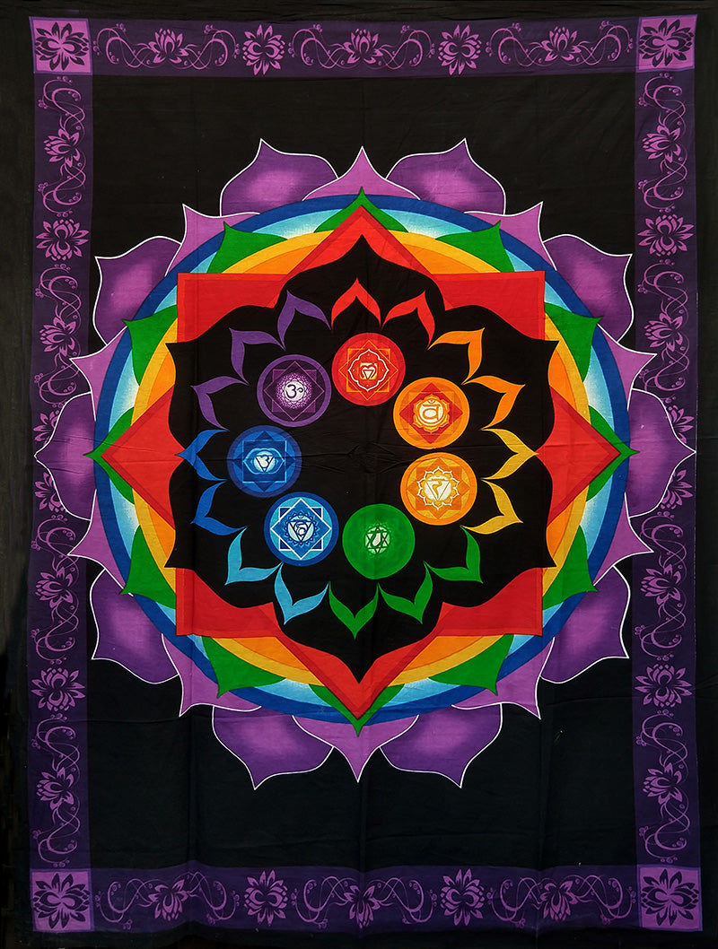 Tapestry ~ Colorful Chakras