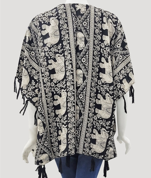 Elephant Kimono Cover-Up ~ Two colors!