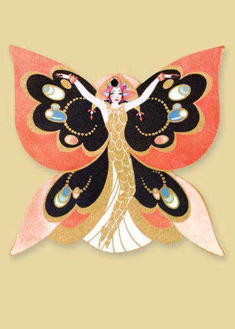 Art Print - Deco Butterfly Woman