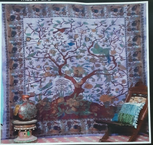 Tapestry - Purple Tree of Life - Two Sizes