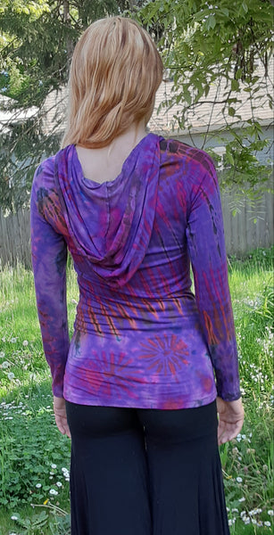 Tie-dye Hoodie ~ Purples!