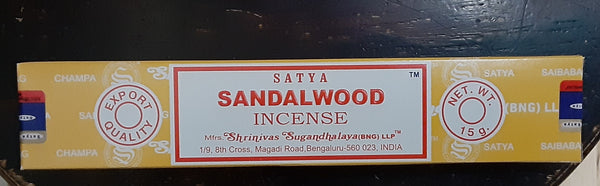 Satya Incense ~ Nag Champa & More!